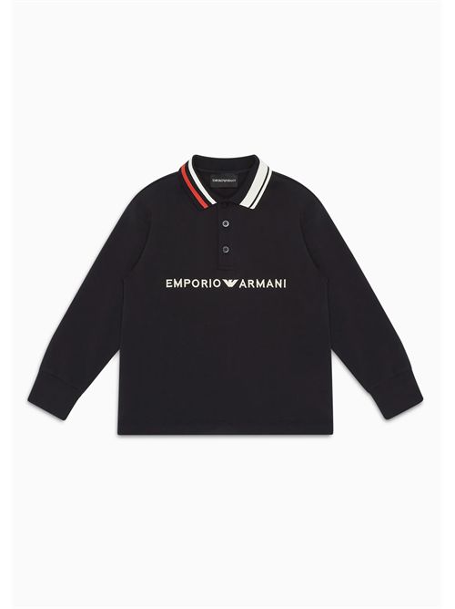 polo bambino blu EMPORIO ARMANI | 6D4FJ31JWZZ/0920